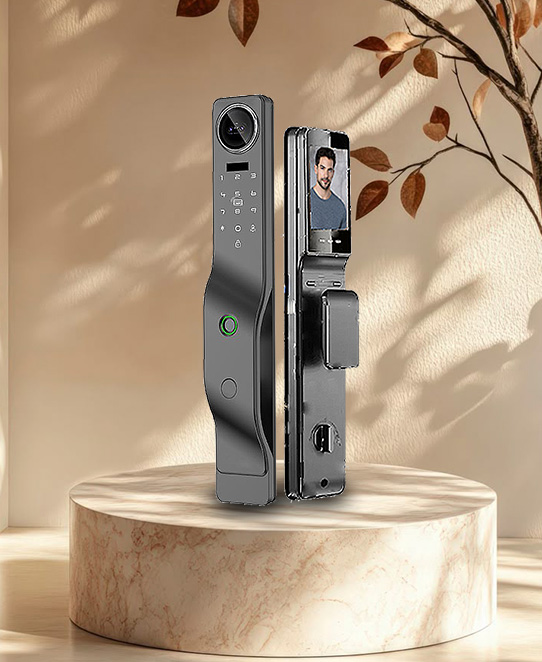 AI Face Detection Door Lock with Video Door Bell (AF071)